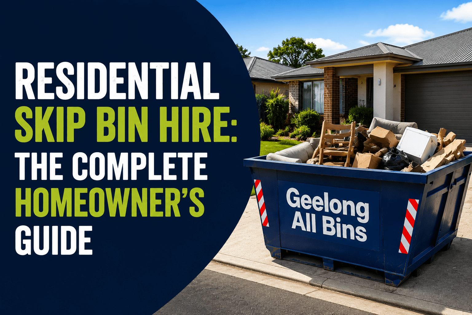 residential skip bin hire in Geelong