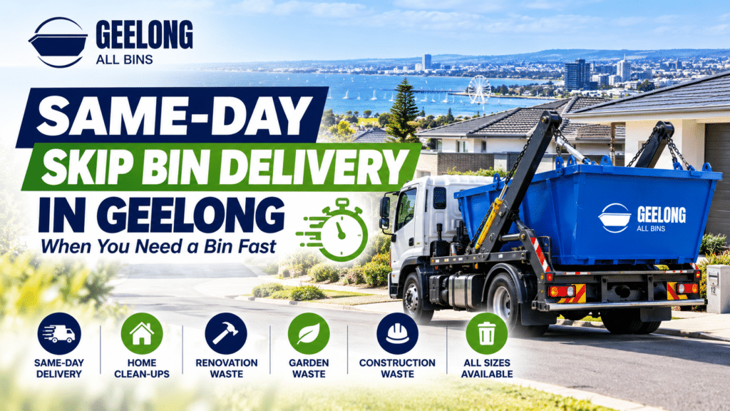 Same Day Skip Bin Delivery Geelong