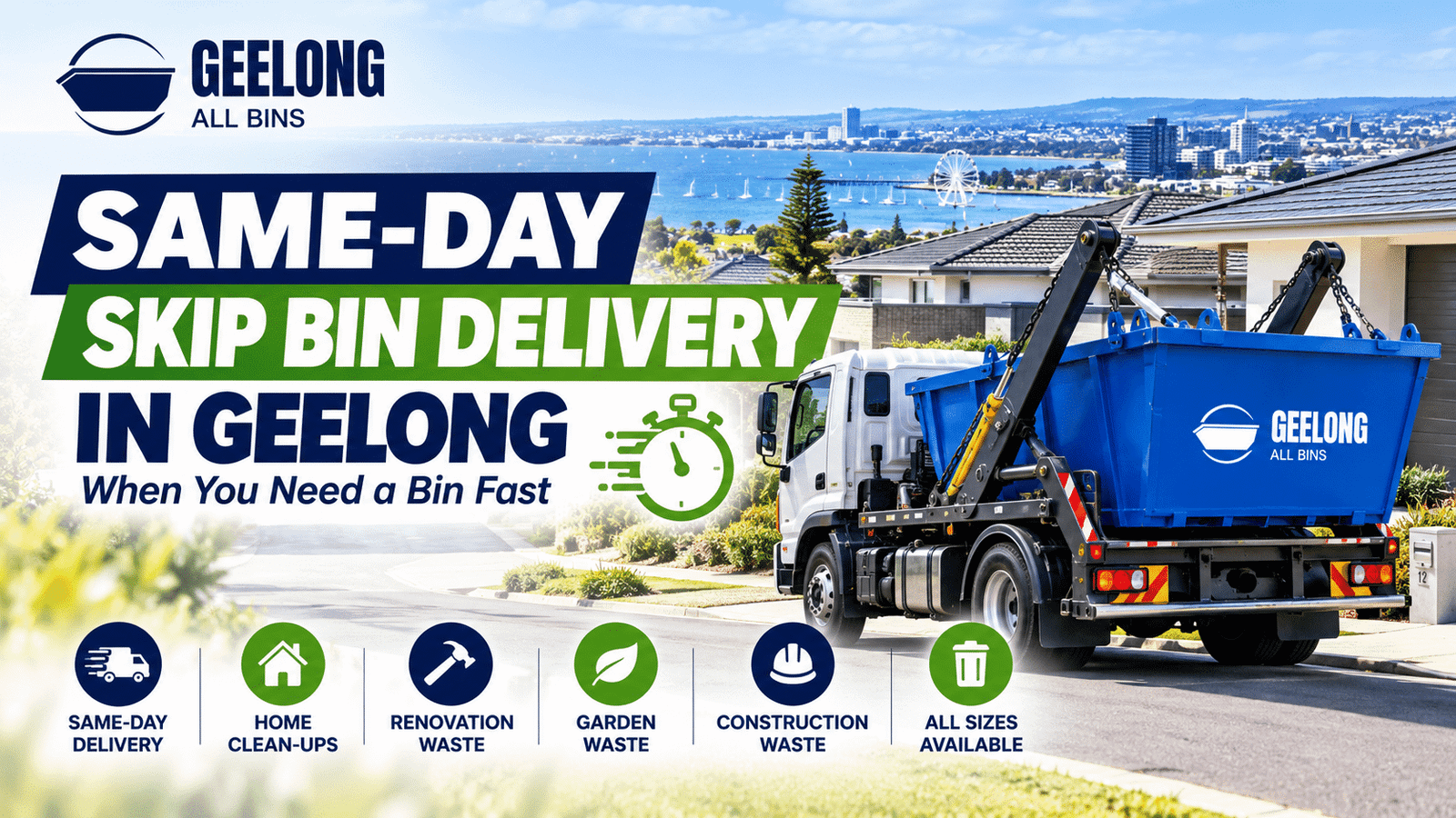 Same Day Skip Bin Delivery Geelong